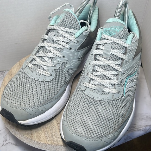 SAUCONY COHESION 14 RUNNING OR WALKING SHOES POWDER BLUE Casual Comfy Athletic - Picture 3 of 8